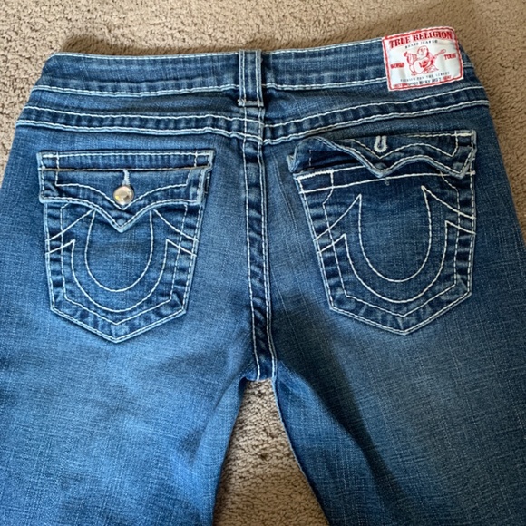 thick stitch true religion bootcut jeans - Picture 6 of 7